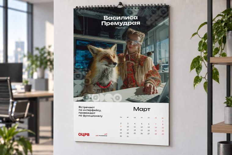 Концепция и пословицы для корпоративного календаря ОЦРВ