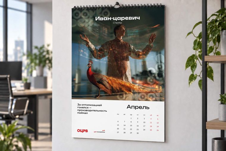 Концепция и пословицы для корпоративного календаря ОЦРВ