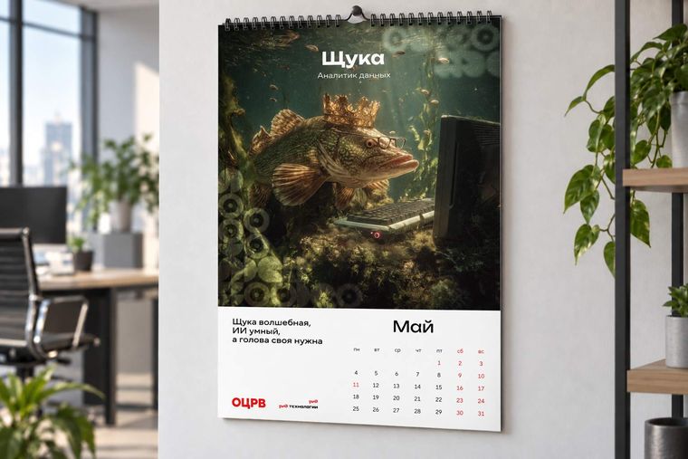 Концепция и пословицы для корпоративного календаря ОЦРВ